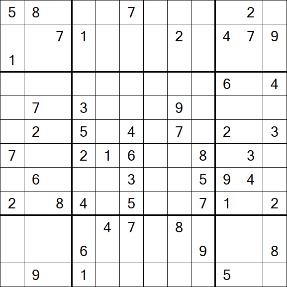 Butterfly Sudoku - Difficile