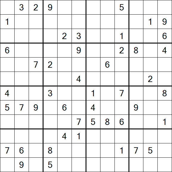 Butterfly Sudoku - Difficile
