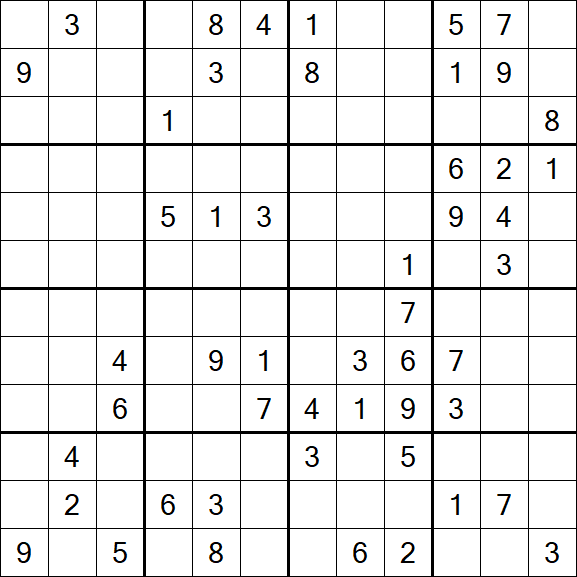 Butterfly Sudoku - Difficile