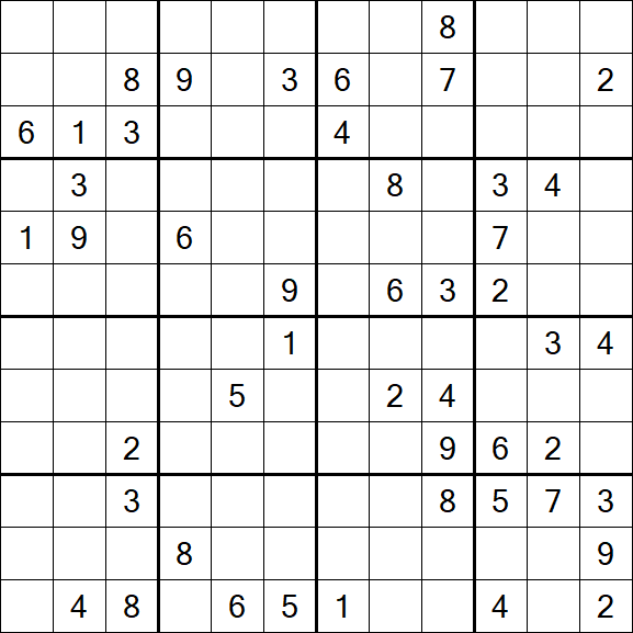 Butterfly Sudoku - Difficile