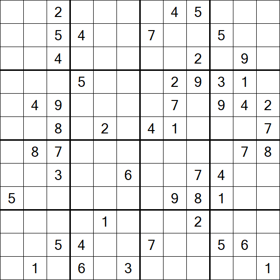 Butterfly Sudoku - Difficile
