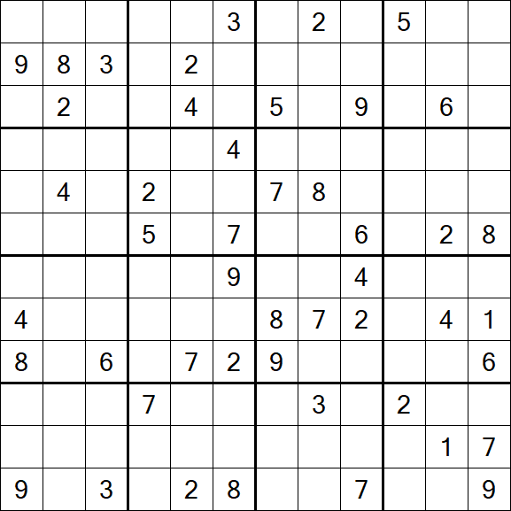 Butterfly Sudoku - Difficile