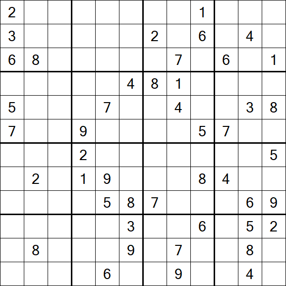 Butterfly Sudoku - Difficile