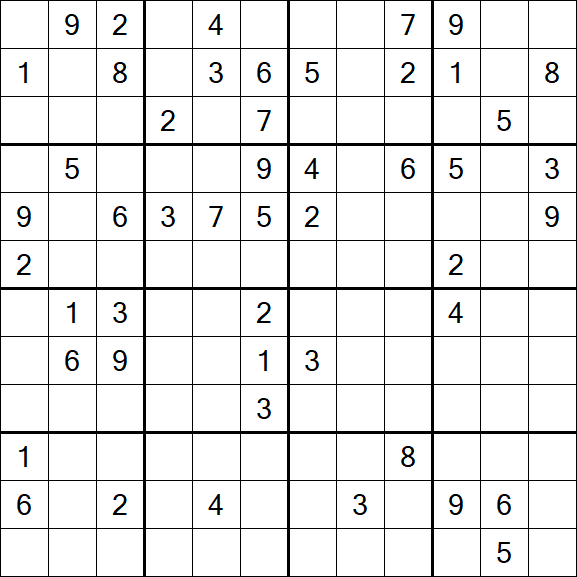 Butterfly Sudoku - Difficile