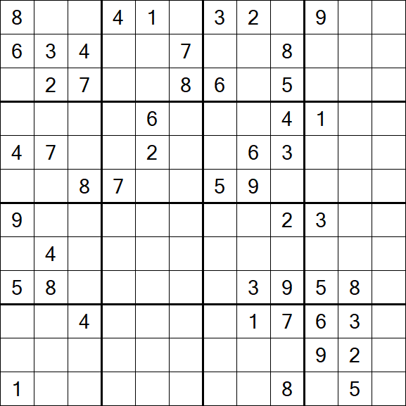Butterfly Sudoku - Difficile