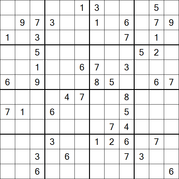 Butterfly Sudoku - Difficile