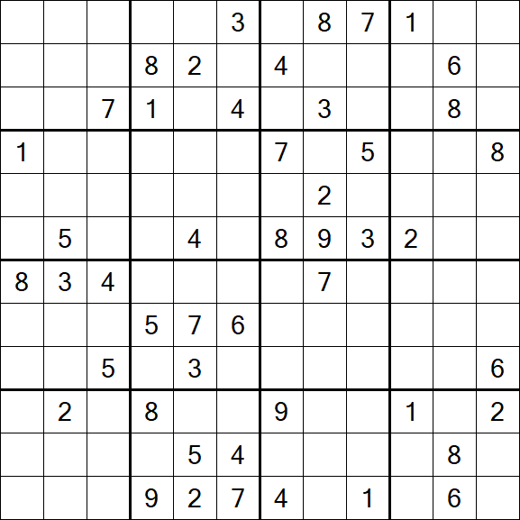 Butterfly Sudoku - Difficile