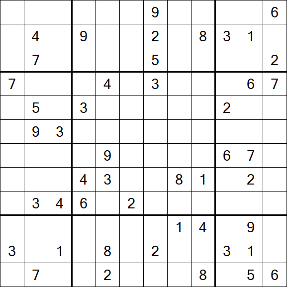 Butterfly Sudoku - Difficile