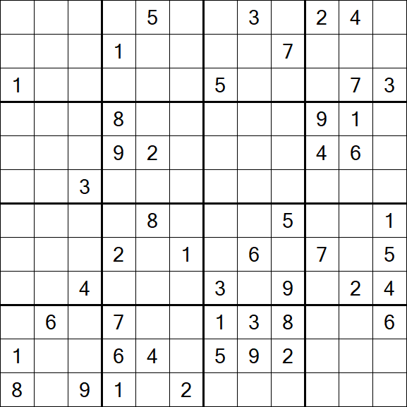Butterfly Sudoku - Difficile