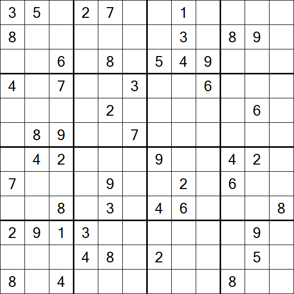 Butterfly Sudoku - Difficile