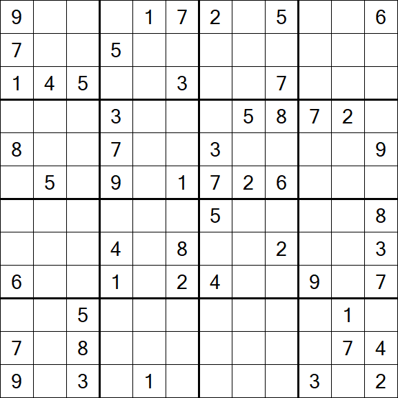 Butterfly Sudoku - Difficile