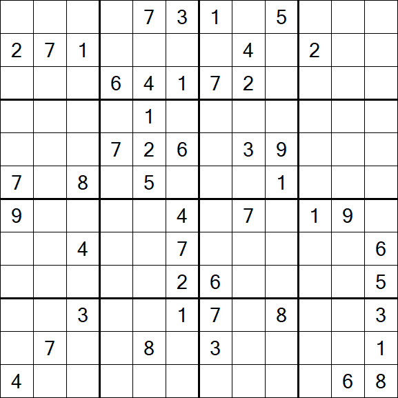 Butterfly Sudoku - Difficile