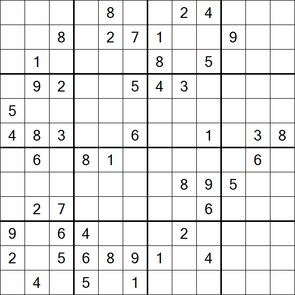 Butterfly Sudoku - Difficile