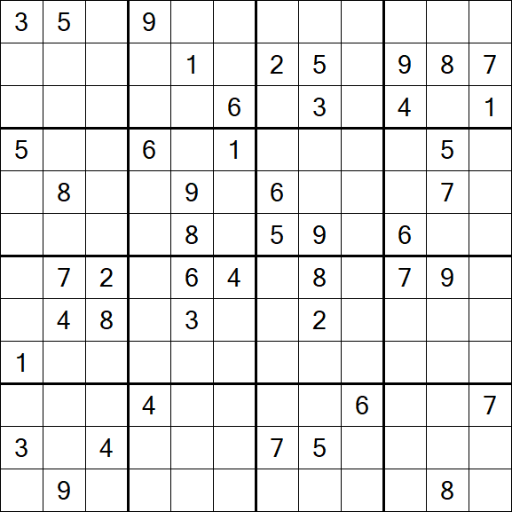 Butterfly Sudoku - Difficile