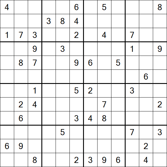 Butterfly Sudoku - Difficile