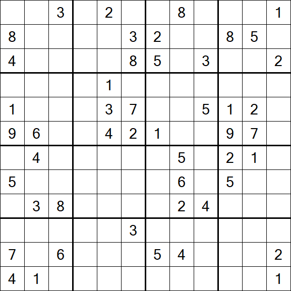 Butterfly Sudoku - Difficile