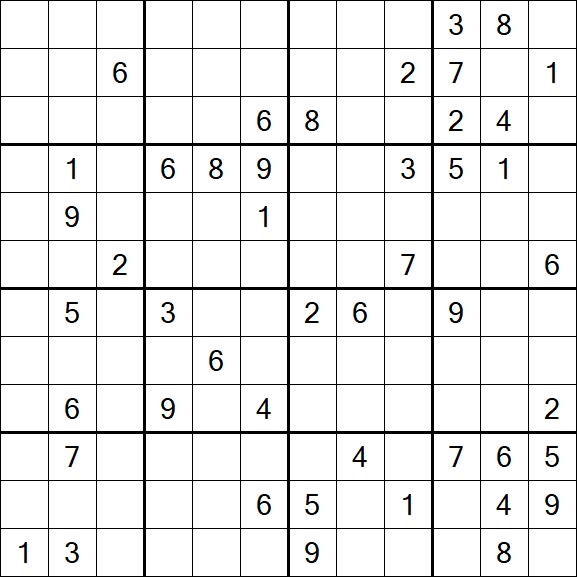 Butterfly Sudoku - Difficile