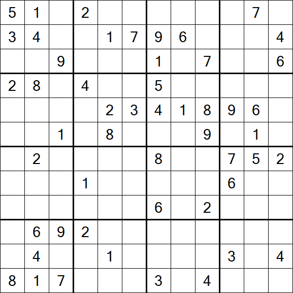 Butterfly Sudoku - Difficile