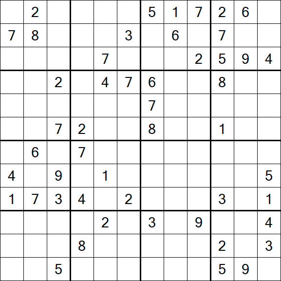 Butterfly Sudoku - Difficile