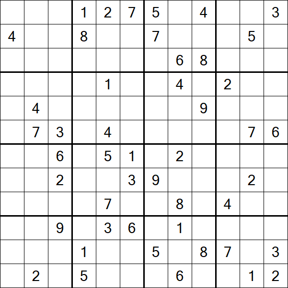 Butterfly Sudoku - Difficile