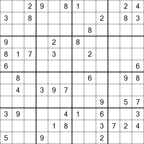 Butterfly Sudoku - Difficile