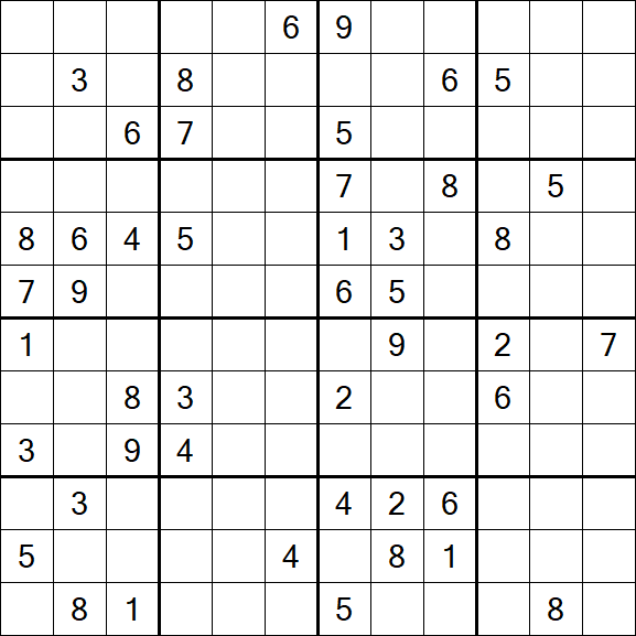 Butterfly Sudoku - Difficile
