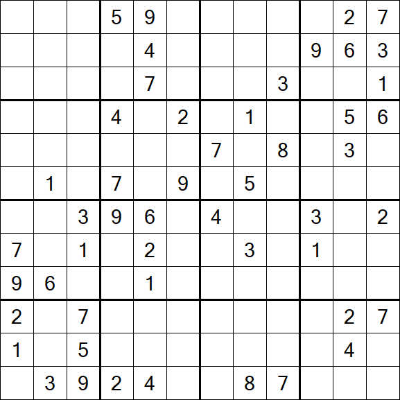 Butterfly Sudoku - Difficile