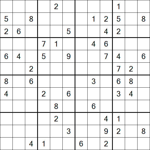 Butterfly Sudoku - Difficile