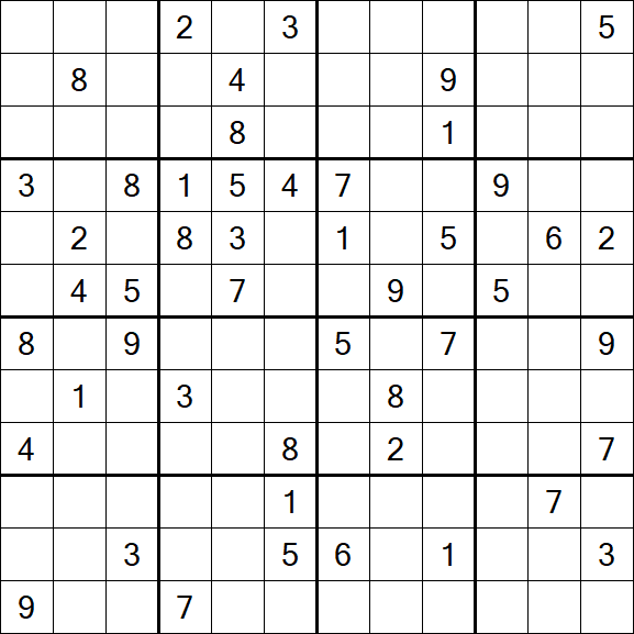 Butterfly Sudoku - Difficile