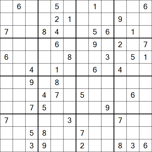 Butterfly Sudoku - Difficile