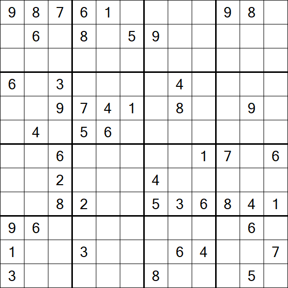 Butterfly Sudoku - Difficile