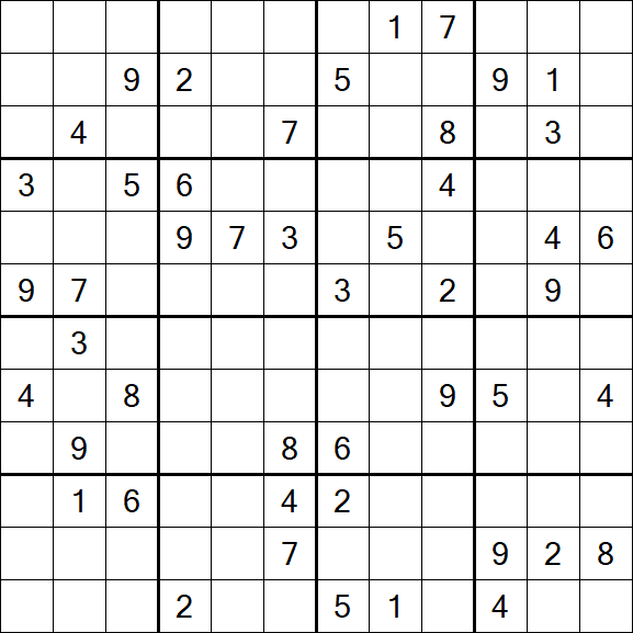 Butterfly Sudoku - Difficile
