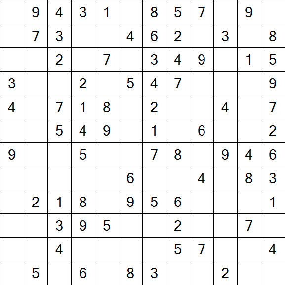 Butterfly Sudoku - Medium