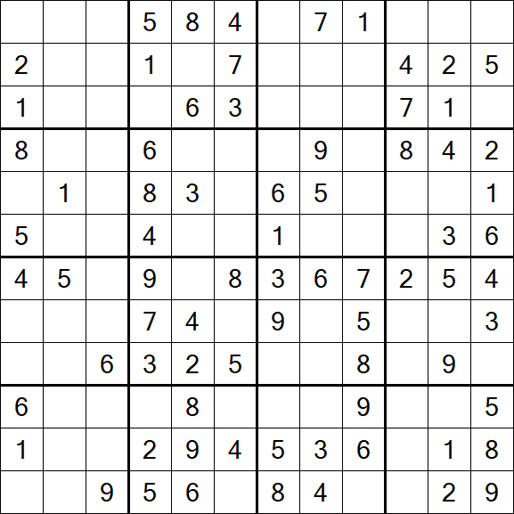 Butterfly Sudoku - Medium