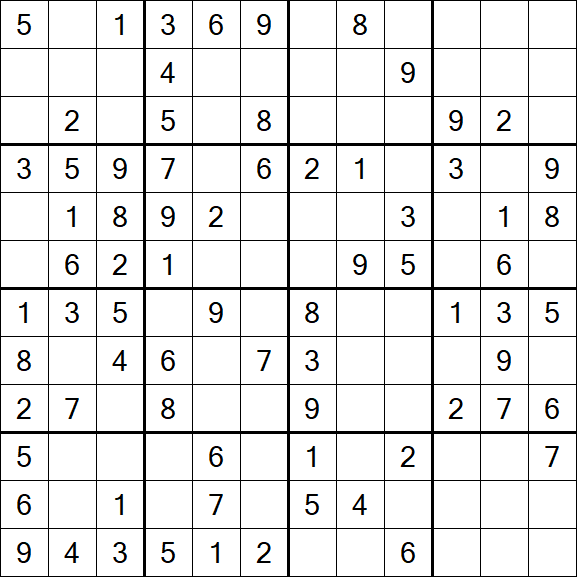 Butterfly Sudoku - Médio
