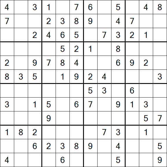 Butterfly Sudoku - Médio