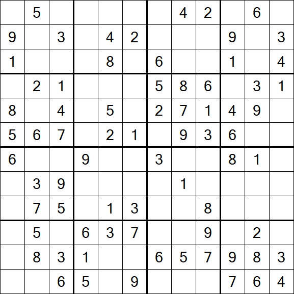 Butterfly Sudoku - Medio