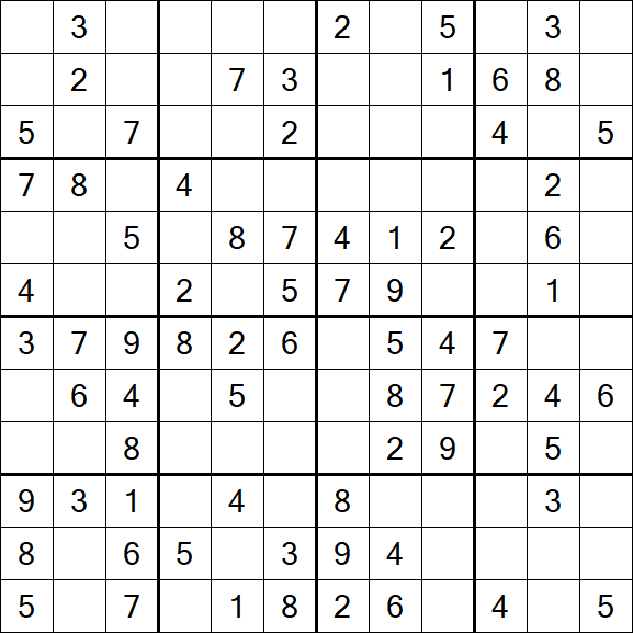 Butterfly Sudoku - Medium
