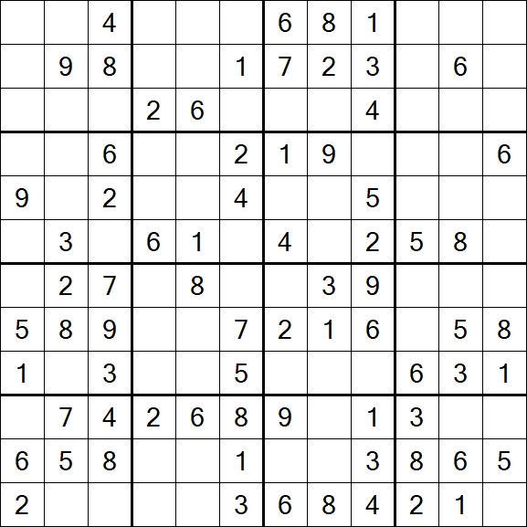 Butterfly Sudoku - Medio