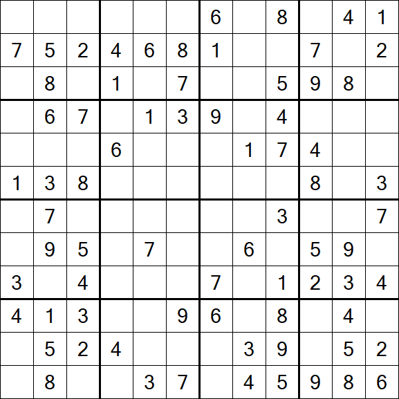 Butterfly Sudoku - Mittel