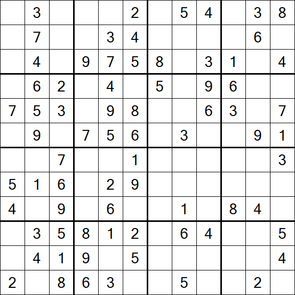 Butterfly Sudoku - Medium