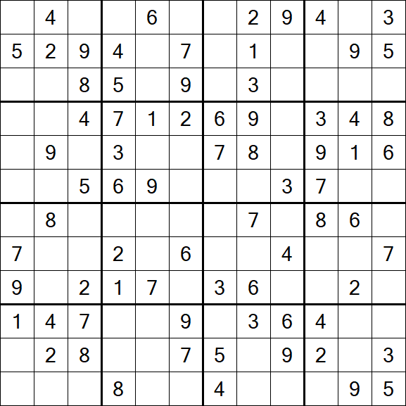 Butterfly Sudoku - Medium
