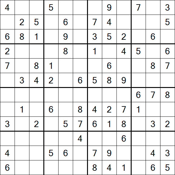 Butterfly Sudoku - Medium
