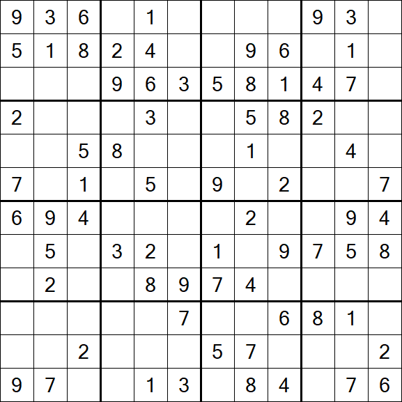 Butterfly Sudoku - Medium