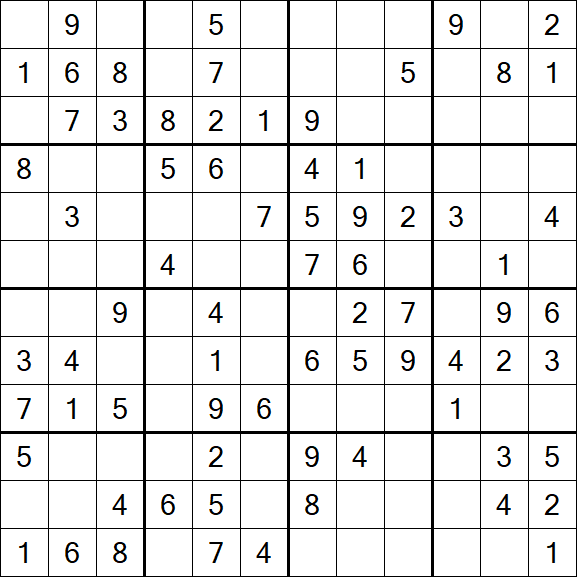 Butterfly Sudoku - Médio