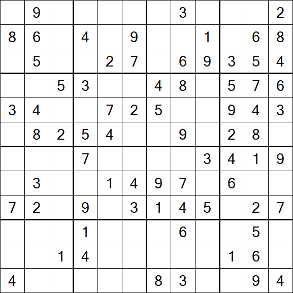 Butterfly Sudoku - Médio