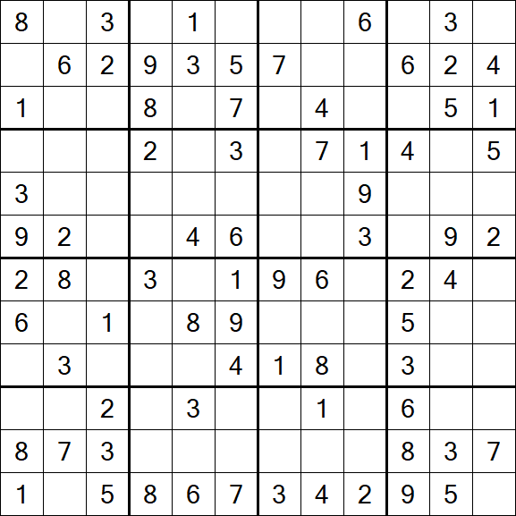 Butterfly Sudoku - Medium