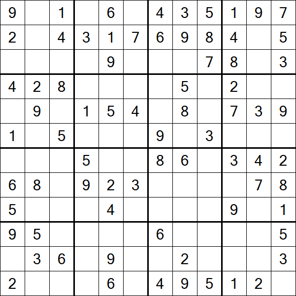 Butterfly Sudoku - Medium