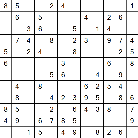 Butterfly Sudoku - Medium