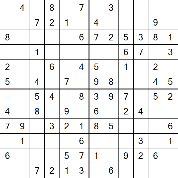 Butterfly Sudoku - Medium